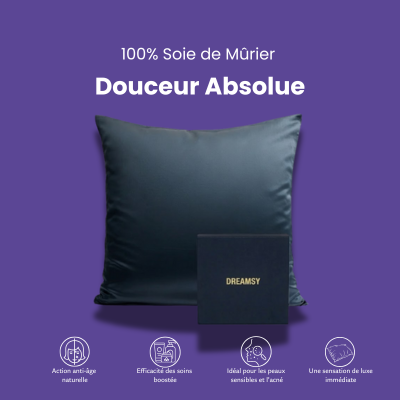 Taie d'oreiller en soie